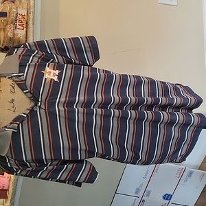 ASTROS FANS size medium blue, gray,  orange white ASTROS men's shirt